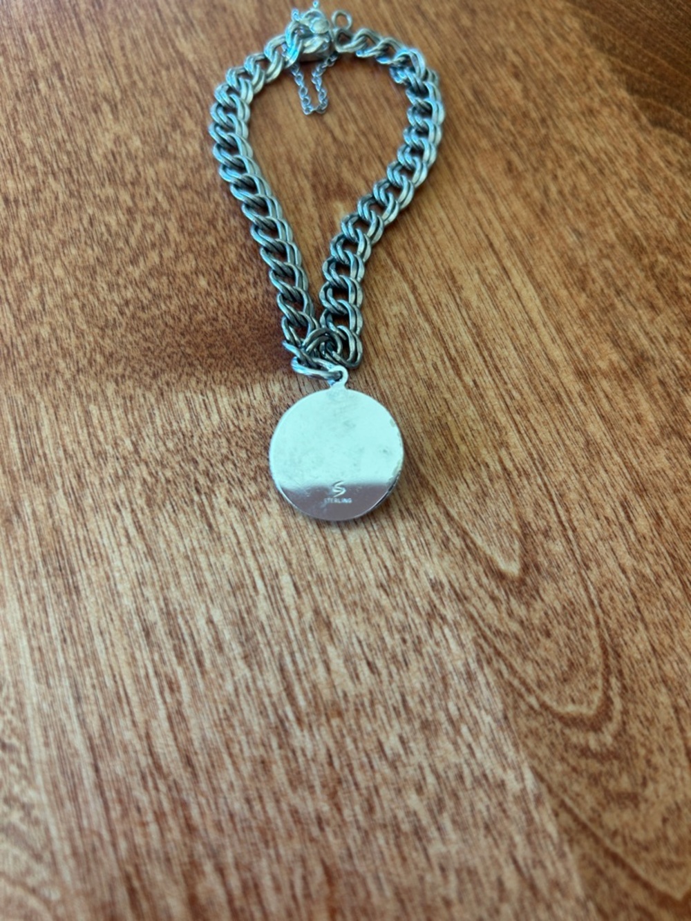 Vintage Sterling Silver Graduation Day Clasped Bracelet - Picture 3 of 8